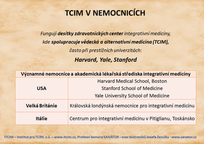 TCIM v nemocnicích