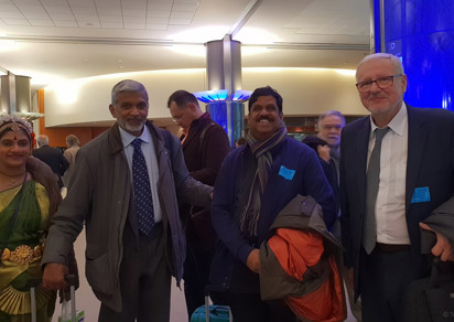 Dr. Madan THangavelu (genom biologist, Cambridge), Dr. Srikanthbabu Perugu (professor and researcher at the government ayurvedic college, Hyderabad, India) and Mr. Tomáš Pfeiffer (director, professional chamber Sanator)