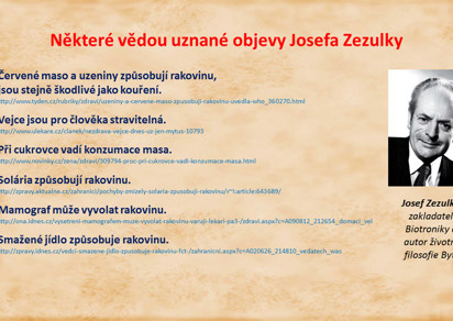 Některé vědou uznané objevy Josef Zezulky