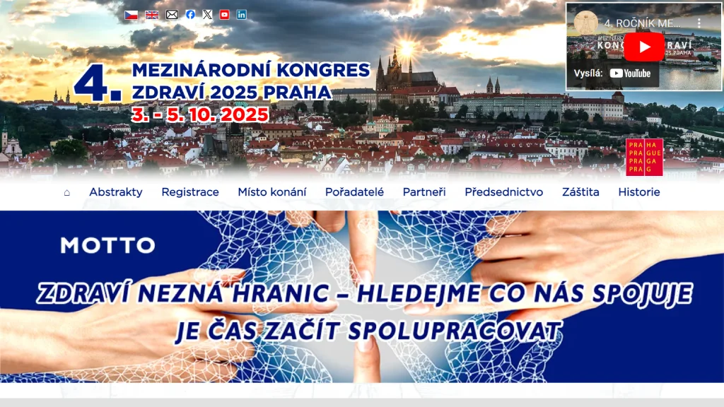 MEZINÁRODNÍ KONGRES ZDRAVÍ 2025 PRAHA